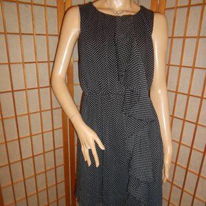 MAURICES Black Polka Dot Sleeveless Dress * sz M